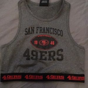49ers crop top